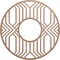 Ekena Millwork Empire Wood Fretwork Pierced Ceiling Medallion, Wood (Paint Grade), 26"OD x 9 1/2"ID x 3/8"T CMWP26X26X0375EPMF - alternate 1